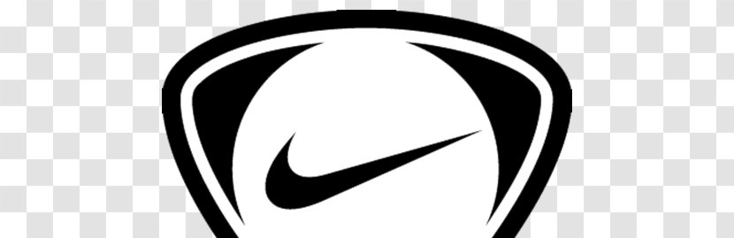 Crescent Circle Logo White Nike Transparent PNG