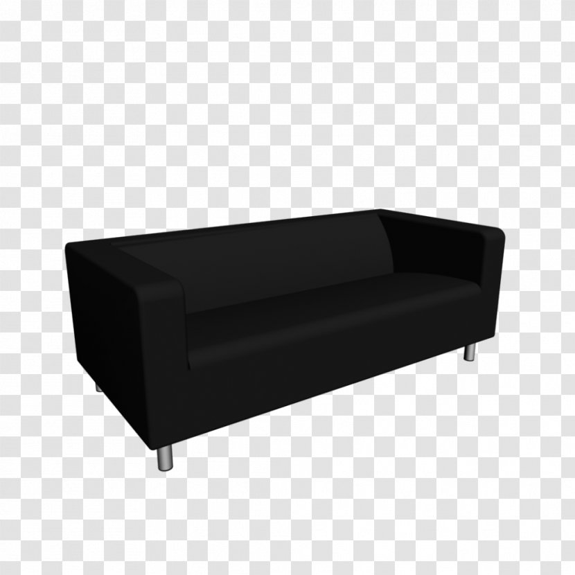 Sofa Bed Rectangle - Black - Material Transparent PNG
