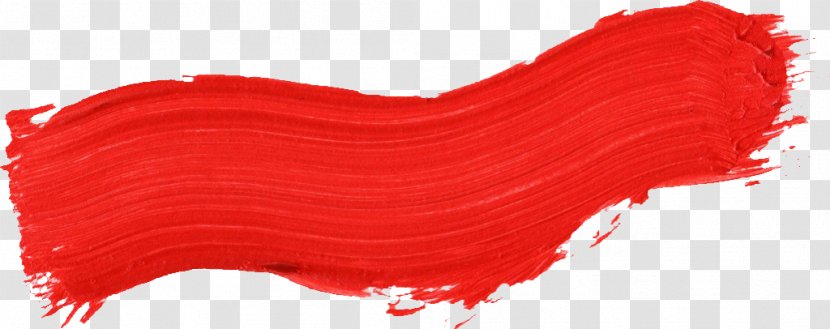 Red Paintbrush Painting - Brush Transparent PNG