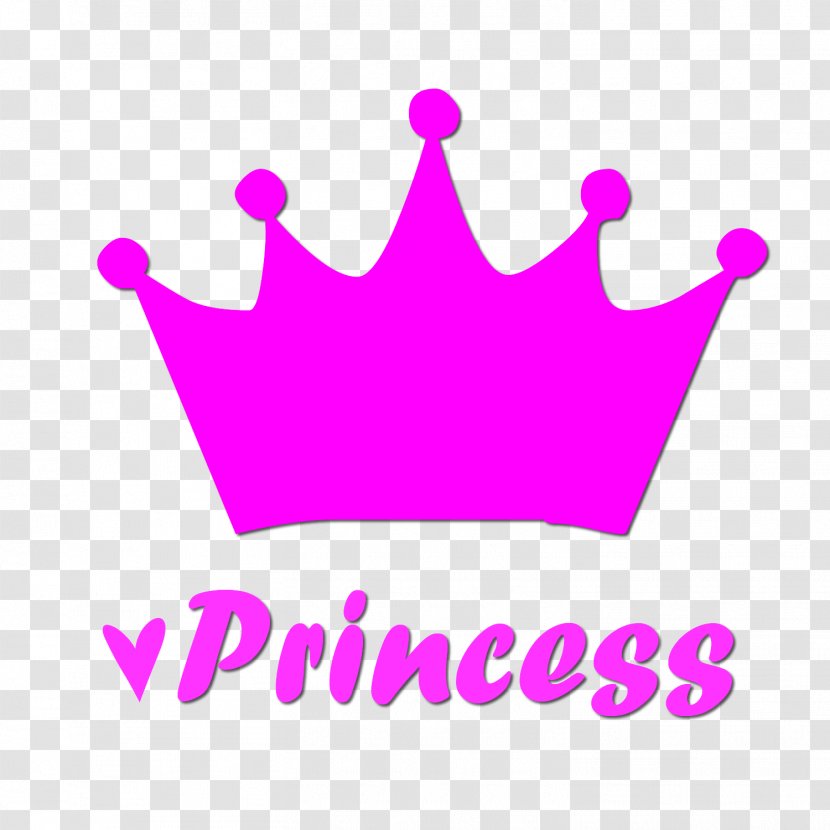 Princess Crown Silhouette. - M - Wall Decal Transparent PNG