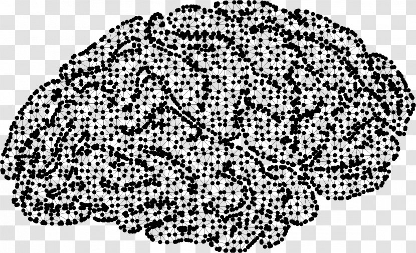 Molecule Brain Clip Art - Watercolor - Lower Third Transparent PNG