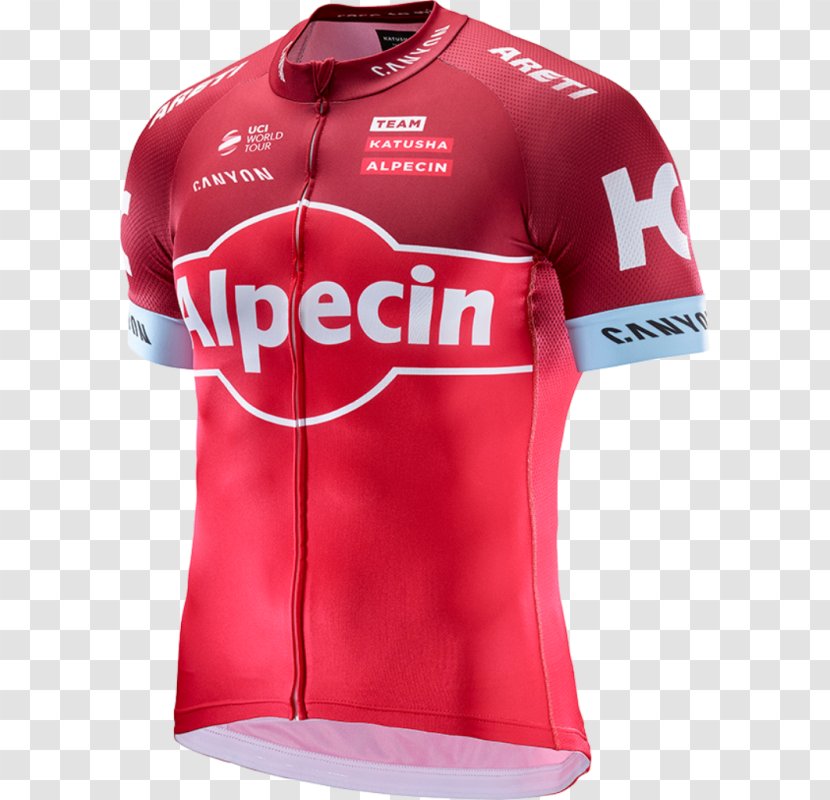Sports Fan Jersey UCI World Tour T-shirt Uniform Bicycle - Shirt Transparent PNG