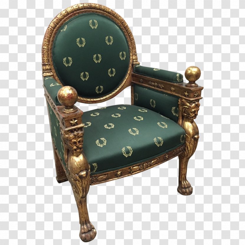 Chair Antique - Empire Style Transparent PNG