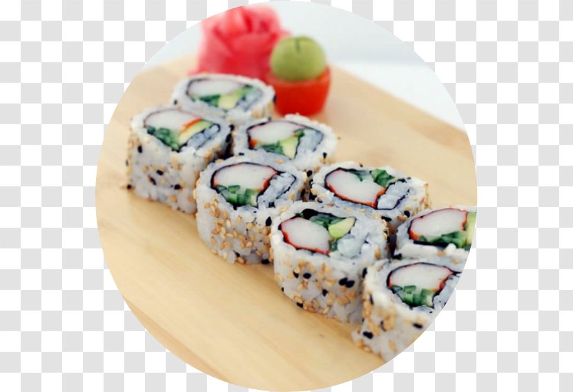 California Roll Sushi Makizushi Japanese Cuisine Philadelphia Transparent PNG