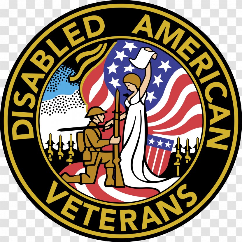 Logo Disabled American Veterans United States Of America Organization - Belanja Ecommerce Transparent PNG