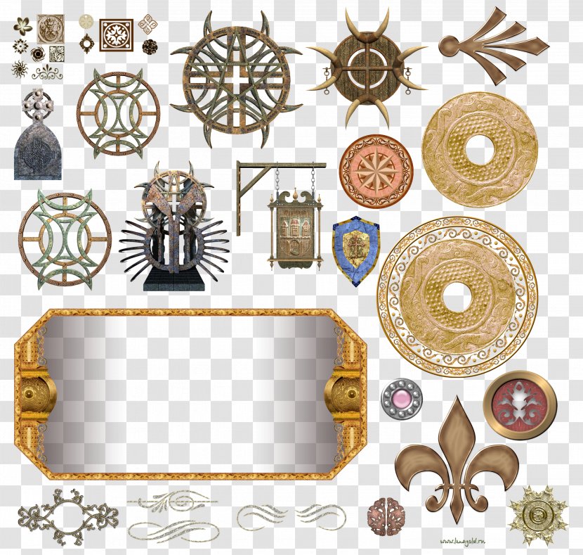 Brass 01504 Pattern - Home Accessories Transparent PNG