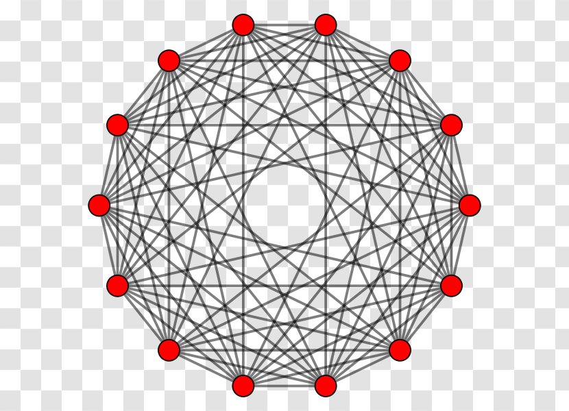 Tetradecagon Regular Polygon Octadecagon Diagonal Vertex - Crosspolytope Transparent PNG
