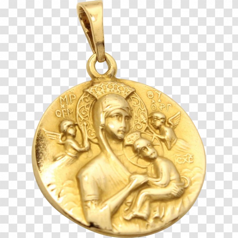 Medal Monnaie De Paris Child Jesus Gold - Jewellery - Scratch Yellow Background Transparent PNG