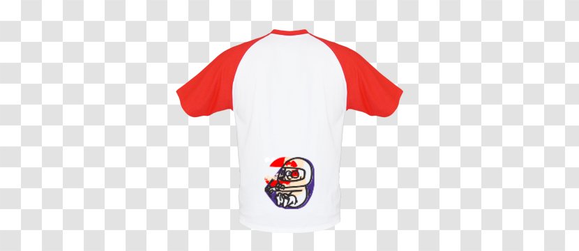 T-shirt Sleeve Red White - Cartoon Transparent PNG