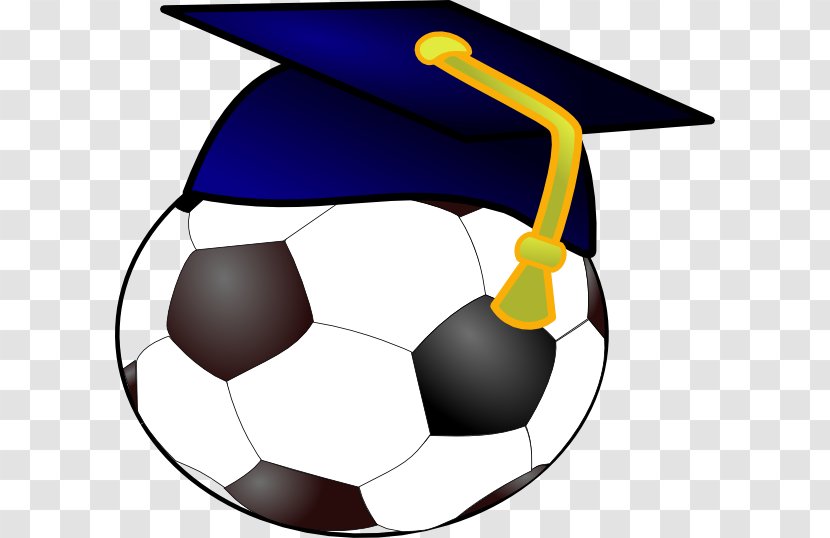 Football Square Academic Cap Clip Art - Player - Graduation Gown Transparent PNG