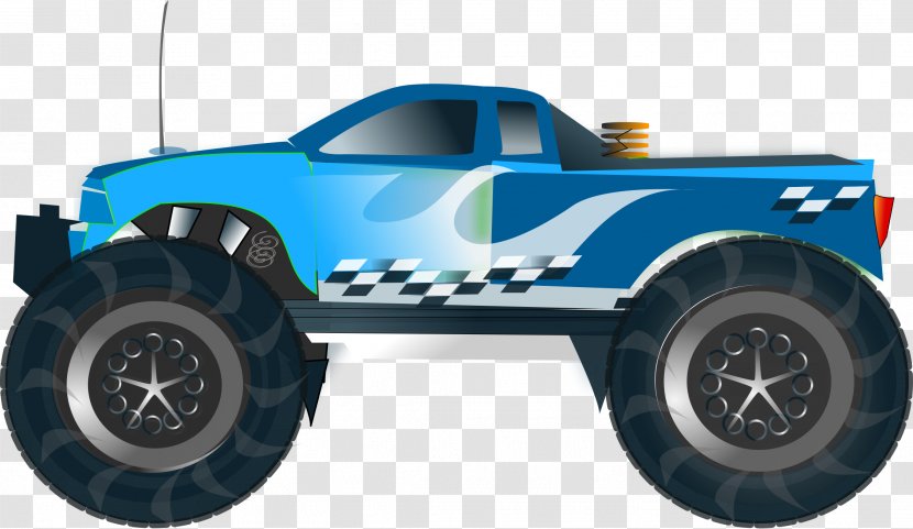 Car Monster Truck Clip Art - Light - Vehicles Transparent PNG