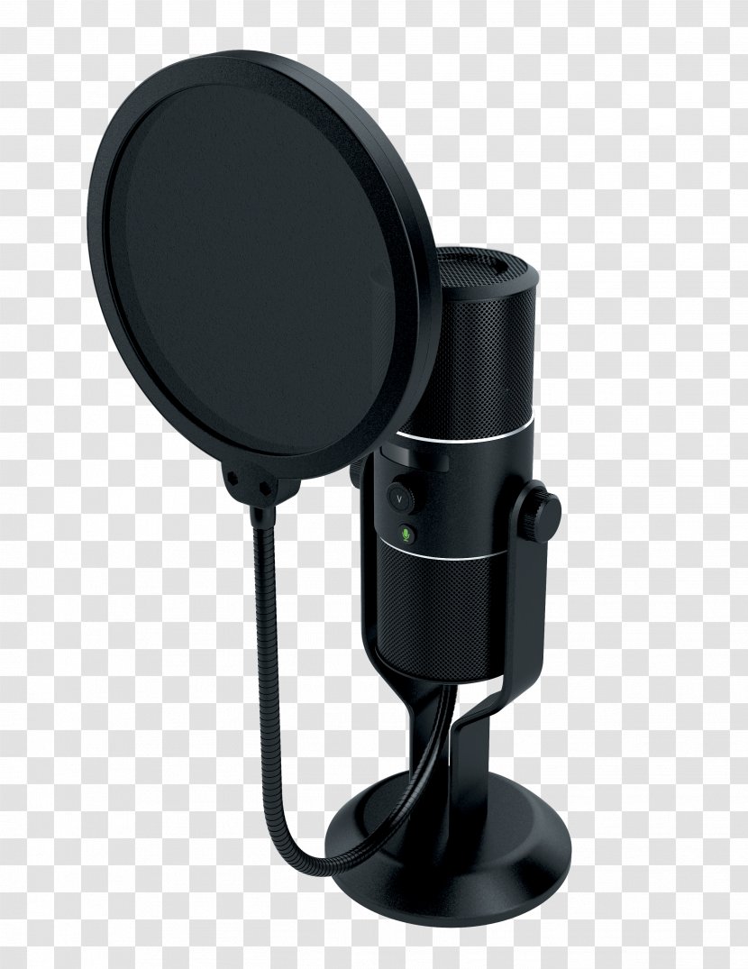 Microphone Razer Seiren Pro Recording Studio Sound And Reproduction Transparent PNG