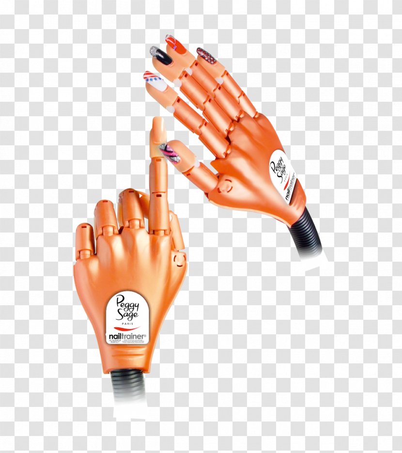 Nail Art Hand Model Polish Finger - Safety Glove Transparent PNG
