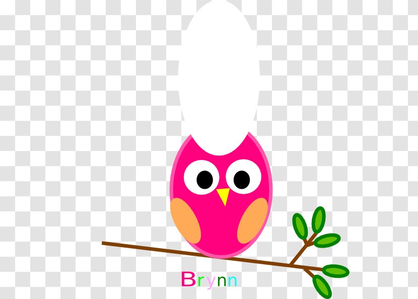 Owl Clip Art Openclipart Free Content Bird - Pink - In Tree Knot Transparent PNG