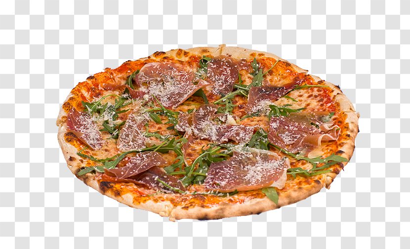 California-style Pizza Sicilian Italian Cuisine Mediterranean - Dish Transparent PNG