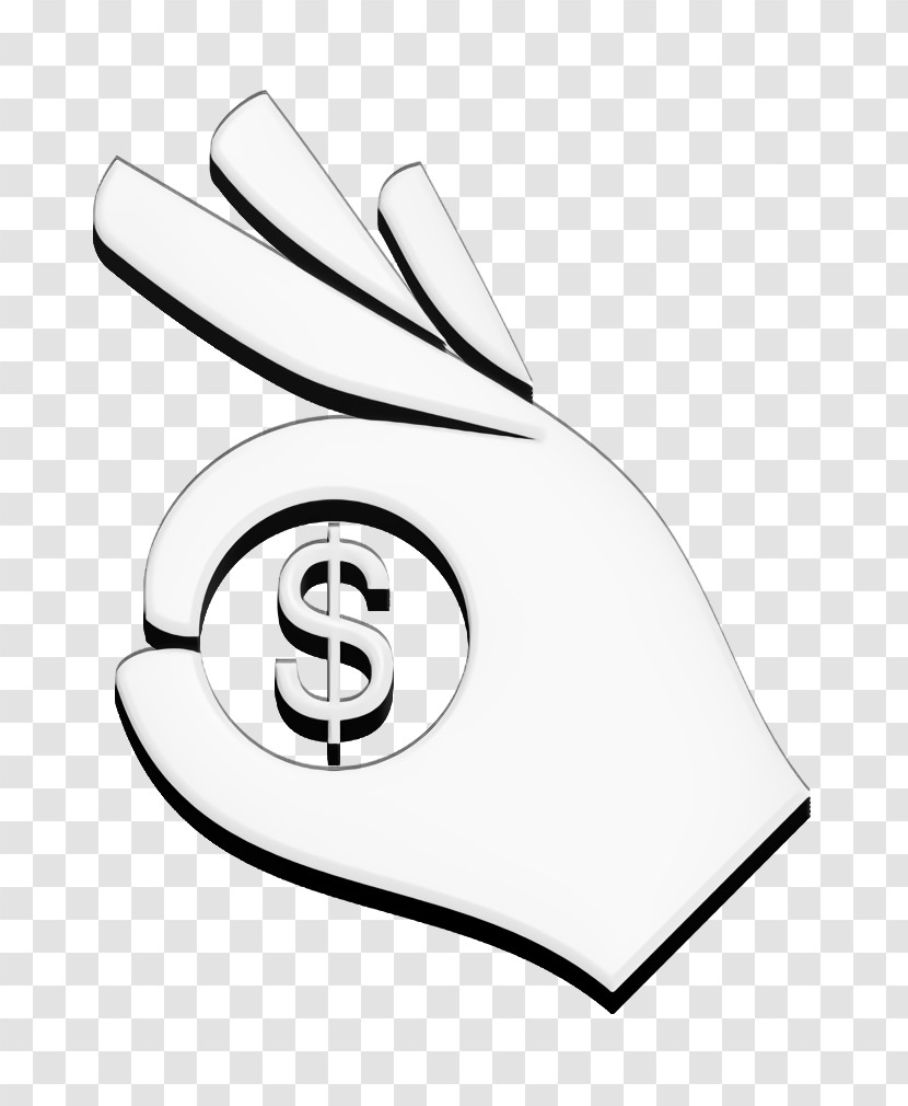 Dollar Coin In A Hand Icon Money Icon Commerce Icon Transparent PNG