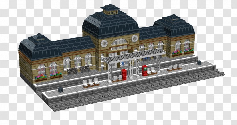 Lego Trains Rail Transport Train Station Transparent PNG