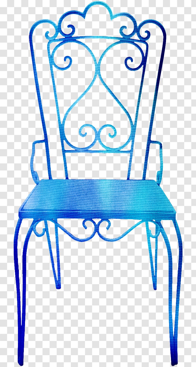 Table Chair Couch - Blue Transparent PNG