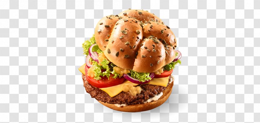 Slider Cheeseburger Buffalo Burger Fast Food Breakfast Sandwich - Veggie - Beef Hamburger Transparent PNG