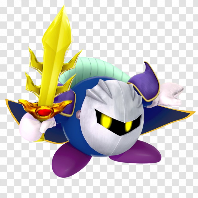 Kirby's Return To Dream Land Super Smash Bros. Brawl Meta Knight For Nintendo 3DS And Wii U - Purple - Kirby Transparent PNG