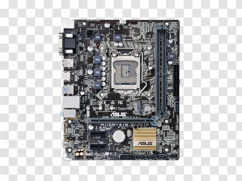 Intel MicroATX Motherboard LGA 1151 - Cpu Socket Transparent PNG