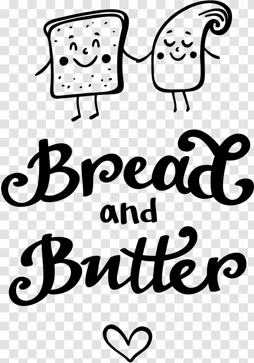 Baguette Bakery Toast Butter Bread - Watercolor Transparent PNG