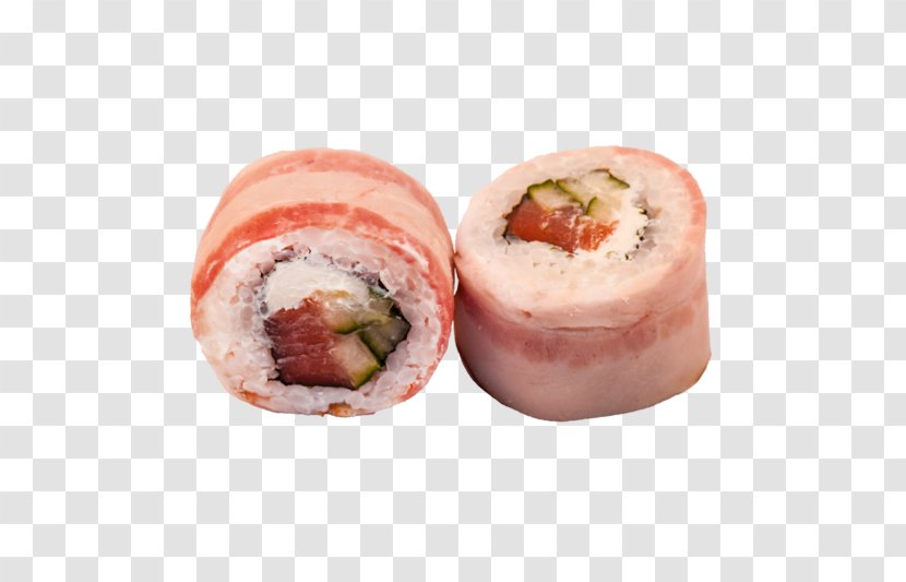 Sushi California Roll Smoked Salmon Makizushi Japanese Cuisine Transparent PNG