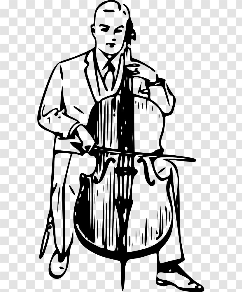 Cello Cellist Double Bass Clip Art - Tree - Musical Instruments Transparent PNG