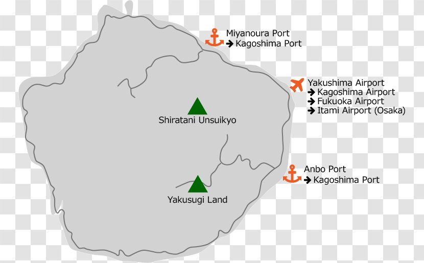 Mt. Miyanoura 1500m 林野庁 Map - Landform - Maff Transparent PNG