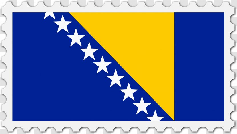 Flag Of Bosnia And Herzegovina National Slovenia - Triangle Transparent PNG