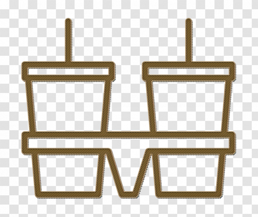 Fast Food Icon Cup Carrier Icon Holder Icon Transparent PNG