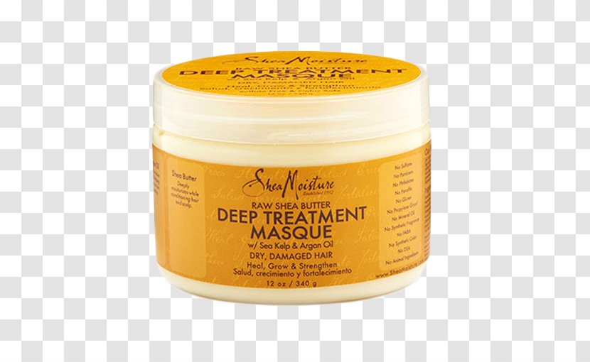 SheaMoisture Raw Shea Butter Deep Treatment Masque Moisture Hair Conditioner - Moisturizer - Nut Transparent PNG