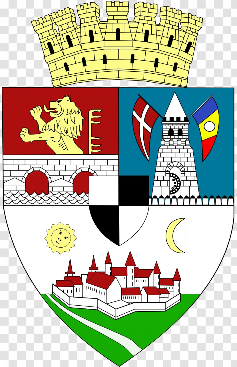 Coat Of Arms Romania Banat Timisoara Wikimedia Commons - Area Transparent PNG