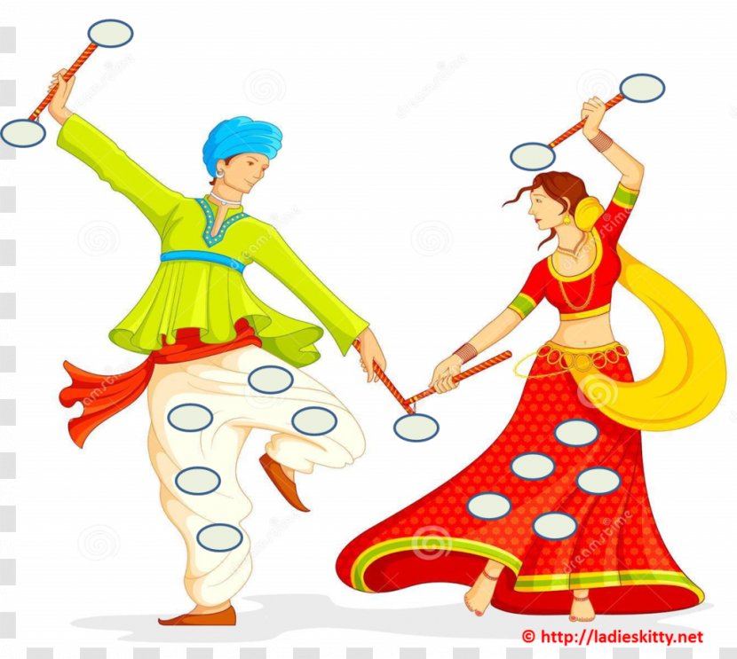 Dandiya Raas Garba Royalty-free Stock Photography - Heart - Dussehra Transparent PNG