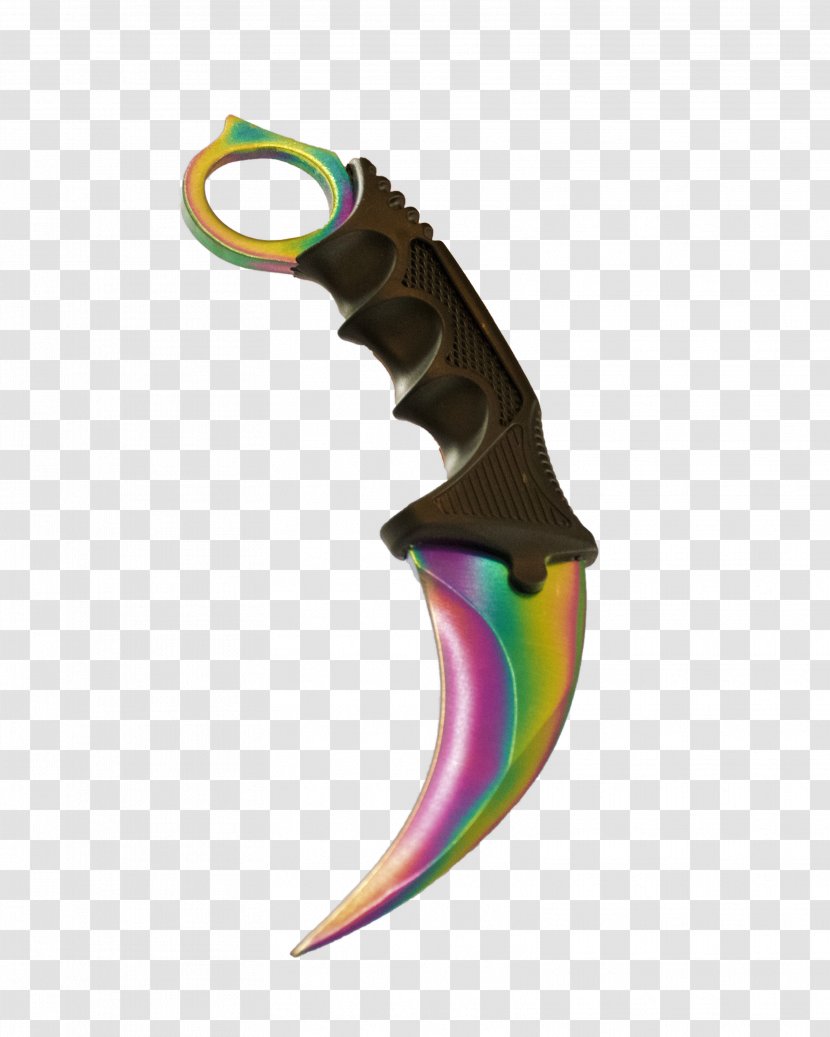 Counter-Strike: Global Offensive Knife Stainless Steel Karambit Transparent PNG