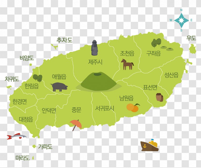 Jusangjeolli Jeju Island Udo Cheonjeyeon Waterfalls 카멜리아힐 Camellia Hill - Area - Mobile MAP Transparent PNG