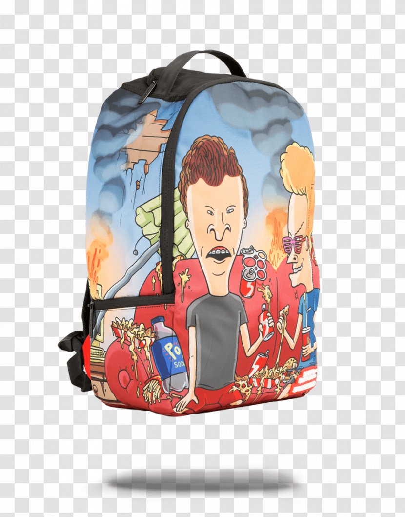 Butt-head Beavis Sprayground Marvel Civil War Backpack Bag - Handbag Transparent PNG