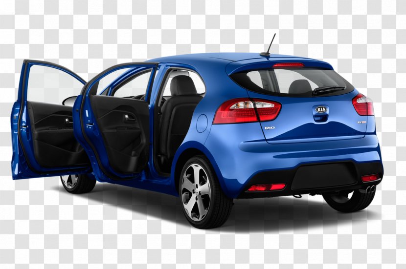 2012 Kia Rio5 2014 Rio Car - Mid Size Transparent PNG