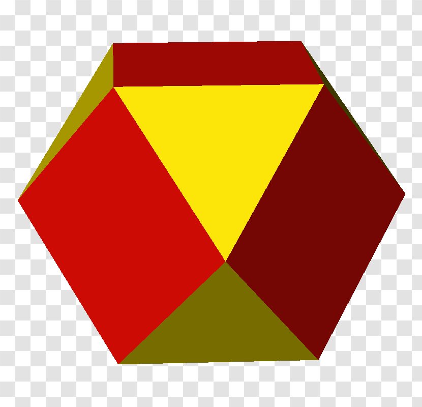Truncated Cuboctahedron Polyhedron Geometry Triangle - Rhombicuboctahedron Transparent PNG