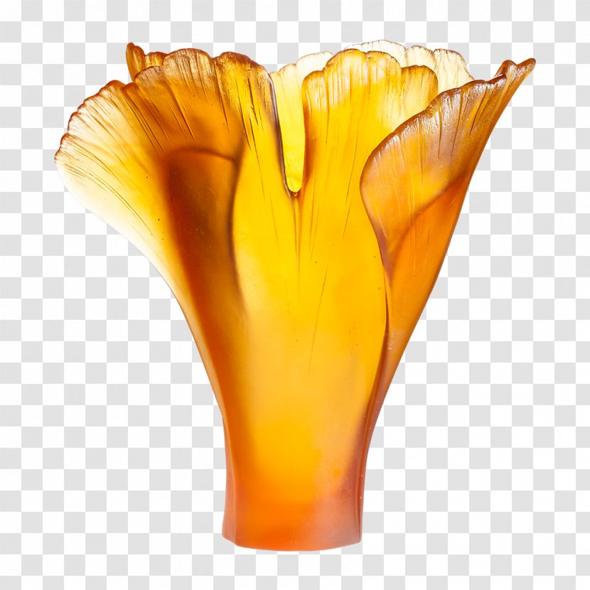 Daum Vase Decorative Arts Maidenhair Tree Bowl - Tall Vases Transparent PNG