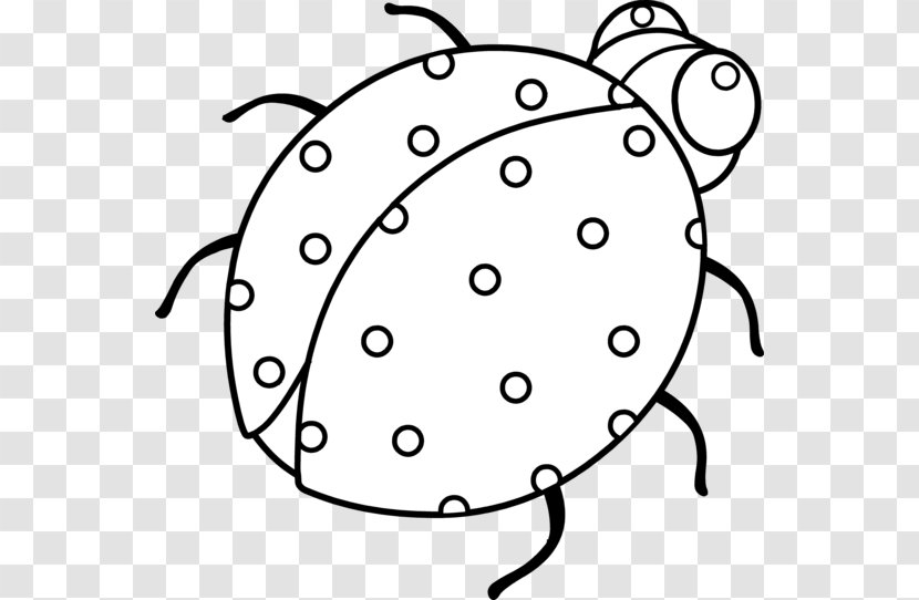Ladybird Drawing Beetle Clip Art - Black And White - Cute Ladybug Clipart Transparent PNG