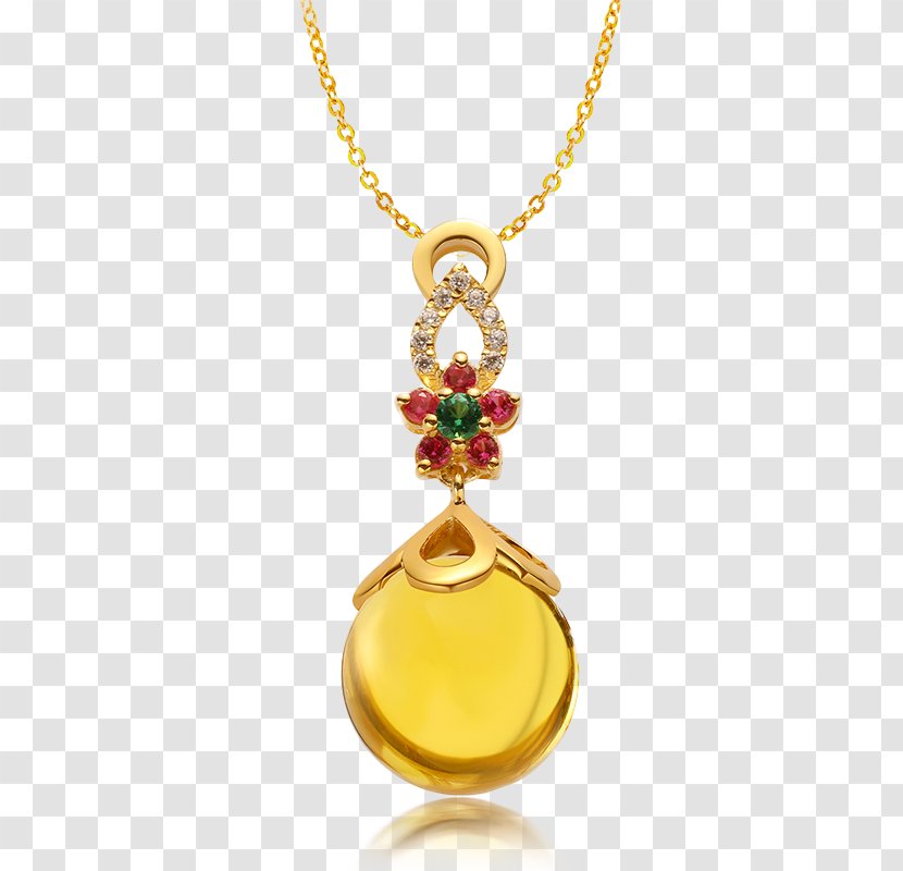 Locket Necklace Earring Gemstone - Creamy Pendant Transparent PNG