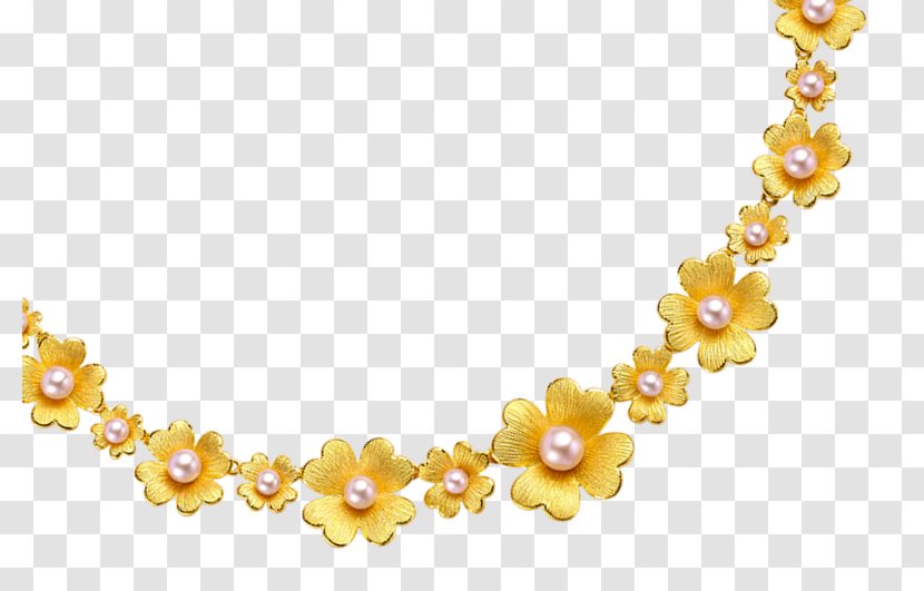 Pearl Jewellery Chow Sang Necklace Wedding - Marriage Transparent PNG