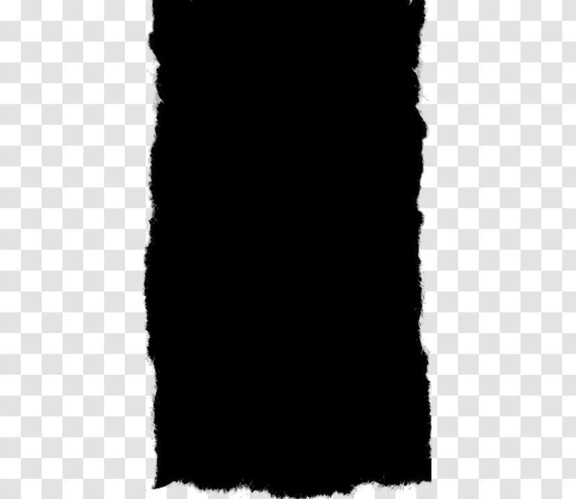 Paper Black And White Clip Art - Fur - Ripped Transparent PNG