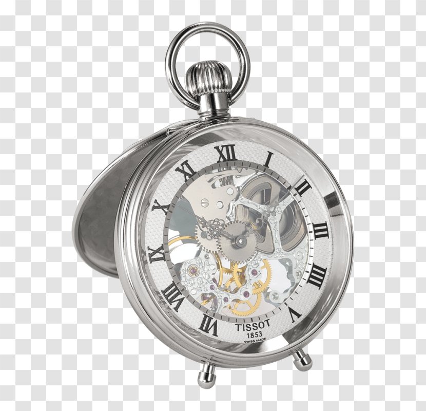 Tissot Pocket Watch Clock - Skeleton Transparent PNG