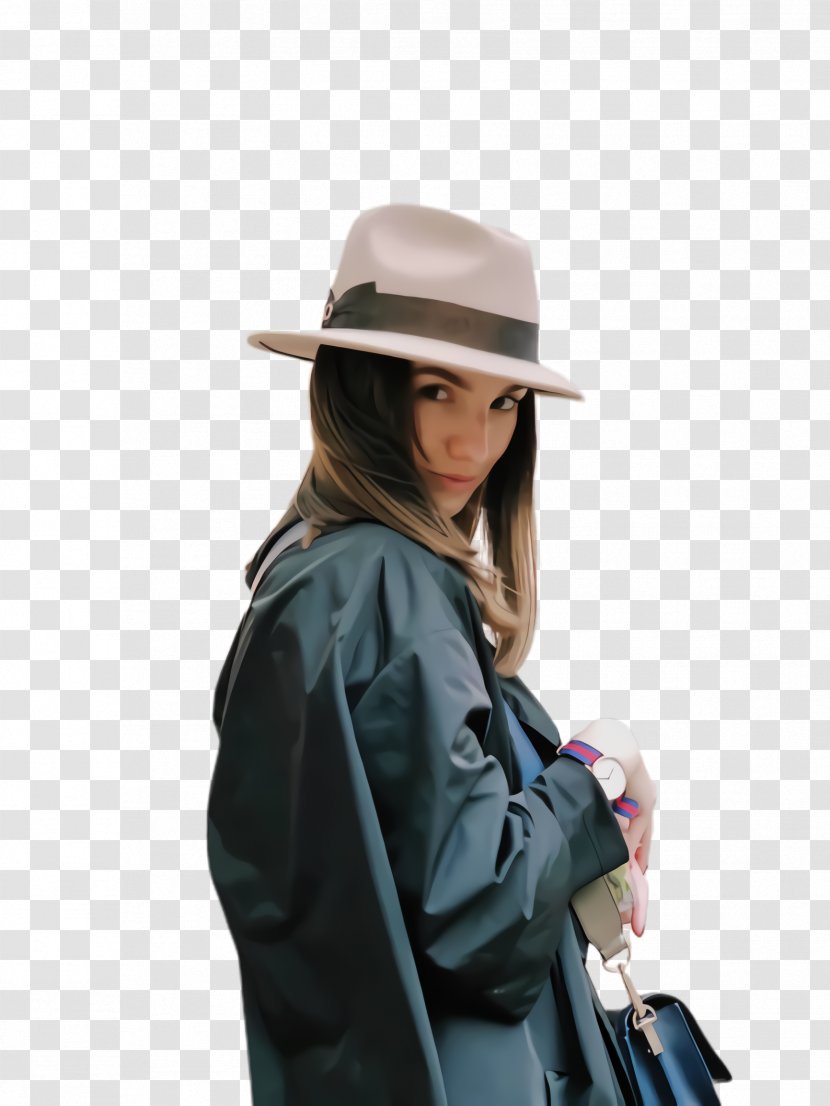 Fedora - Outerwear - Beige Sleeve Transparent PNG