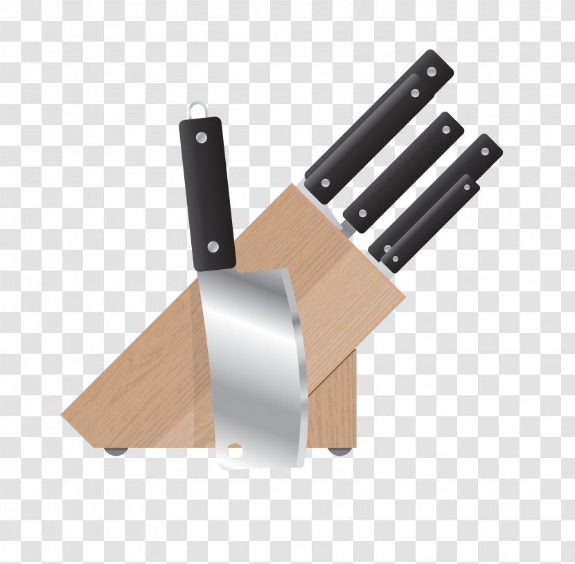 Knife Kitchen Utensil Kitchenware - Tableware - Vector Color Tool Transparent PNG