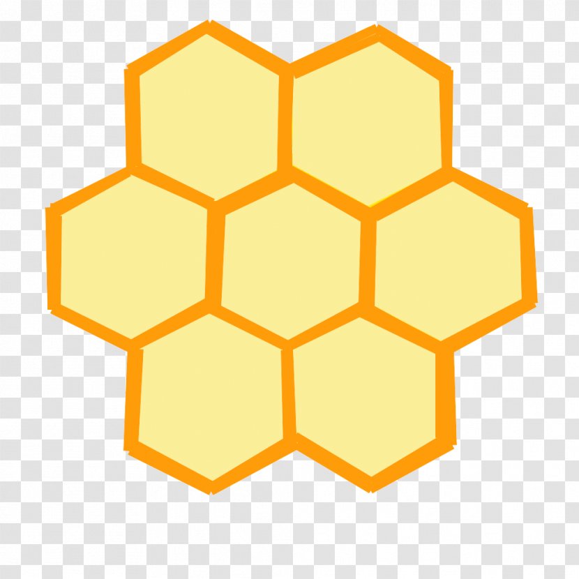 Hexagon Beehive Honeycomb - Bee Transparent PNG