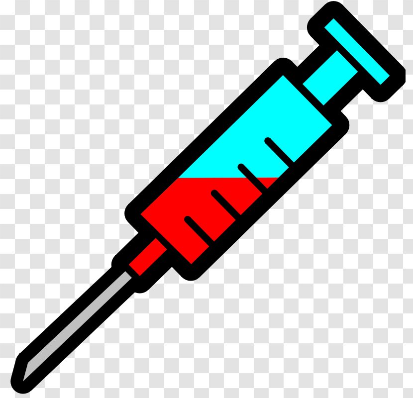 Hypodermic Needle Sewing Clip Art - Syringe - Injection Cliparts Transparent PNG