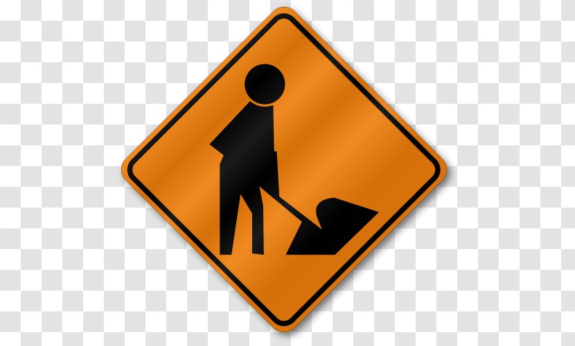Architectural Engineering Traffic Sign Roadworks - Road Transparent PNG
